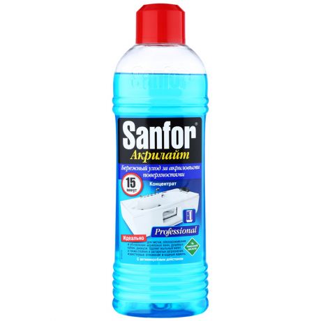 Средство чистящее для акриловых ванн джакузи Sanfor professional Акрилайт 920 г