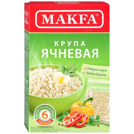 Крупа Makfa Ячневая №2, 5п*80г (400г)