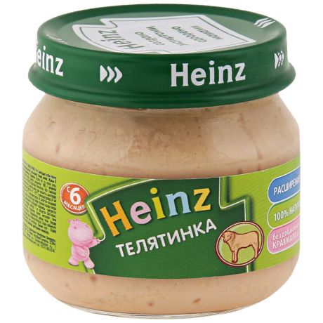 Пюре Heinz Телятинка без сахара с 6 месяцев 80 г