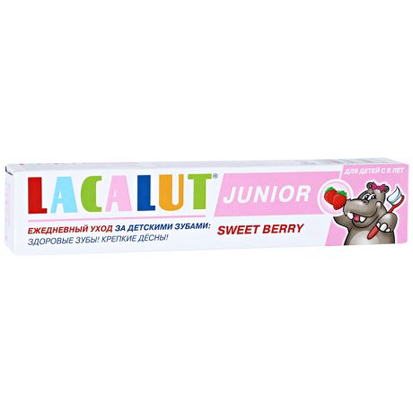 Зубная паста детская Lacalut Junior Сладкая ягода 75 мл