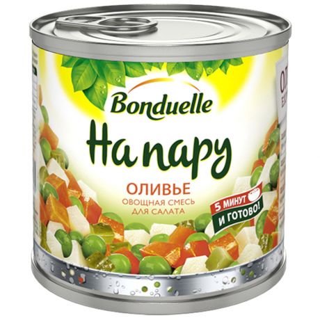 Смесь овощная Bonduelle На пару оливье 310 г