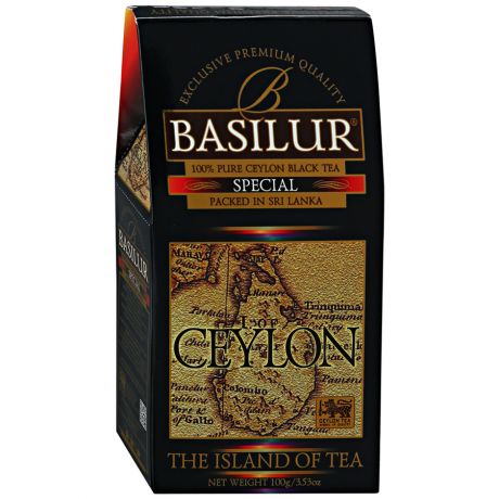 Чай Basilur The Island of Tea Ceylon Special черный листовой 100 г