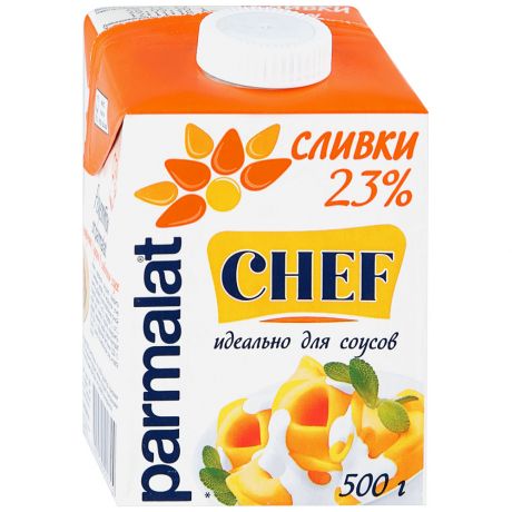 Сливки Parmalat для соуса 23% 500 г