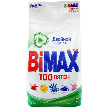 Стиральный порошок Bimax автомат 100 пятен 3 кг