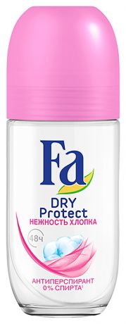 Дезодорант роликовый Fa Dry Protect Нежность хлопка, 50мл