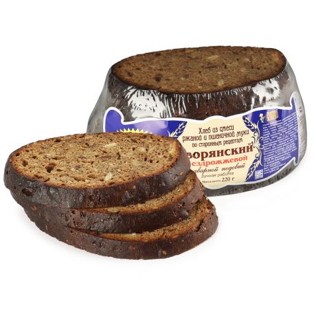 Хлеб Рижский хлеб "Дворянский" бездрожжевой, заварной, подовый 220г