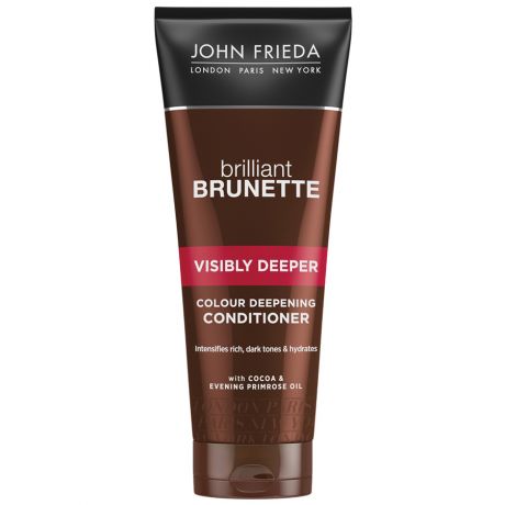 Кондиционер John Frieda Brilliant Brunette Visibly Deeper для создания насыщенного оттенка темных волос 250мл