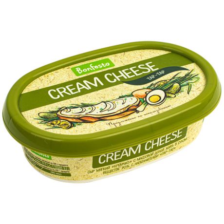 Сыр мягкий Bonfesto Cream Chesse Тар-тар 70% 170 г