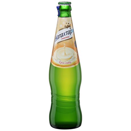 Напиток Натахтари Лимонад Крем-сливки газированный 0,5л стекло