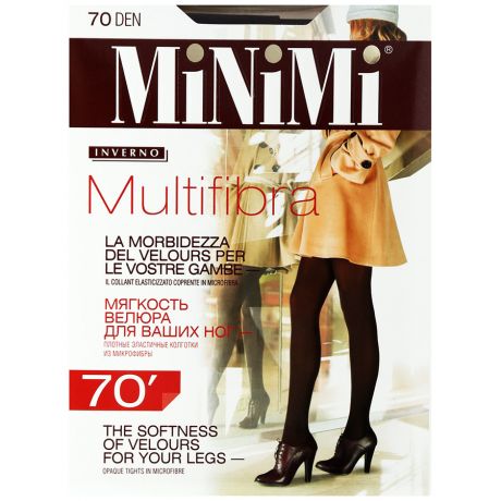 Колготки MiNiMi Multifibra Moka размер 2 70 den