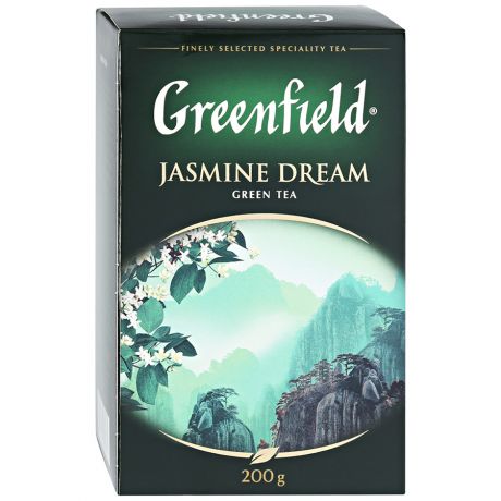 Чай Greenfield Jasmine Dream зеленый листовой с ароматом жасмина 200 г