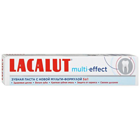 Зубная паста Lacalut Multi-Еffect укрепление эмали 75 мл