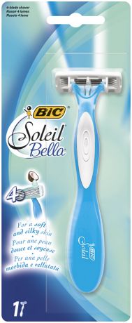 Бритвенный станок BIC Soleil Bella с 4 лезвиями, 1 шт.