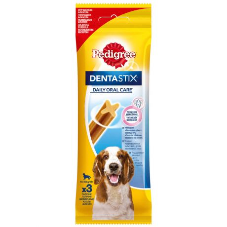 Лакомство для собак Pedigree Dentastix для ухода за зубами, 77г