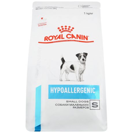 Сухой корм для собак Royal Canin Hypoallergenic Смол Дог менее 10кг с пищевой аллергией-непереносимостью 1кг