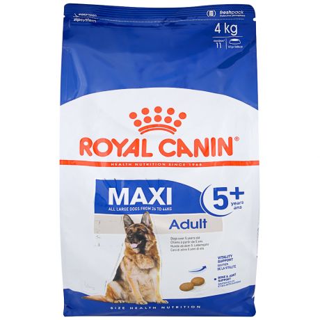 Сухой корм Royal Canin Maxi Adult для собак старше 5 лет крупных пород 4кг