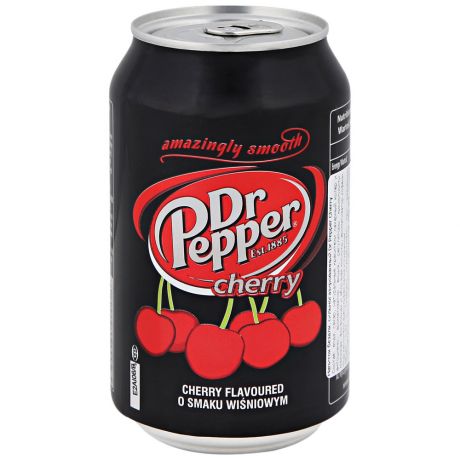 Напиток Dr.Pepper Cherry безалкогольный газированный 0,33л