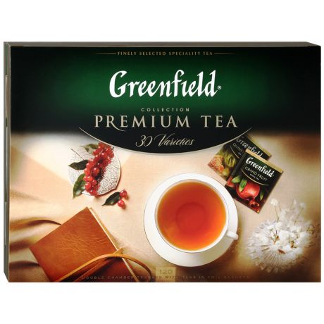 Чай Greenfield Premium Tea Collection 30 вкусов по 4 пакетика 211.2 г