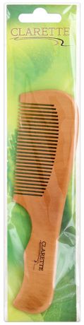 Расческа Clarette для волос деревянная с ручкой CWC 485