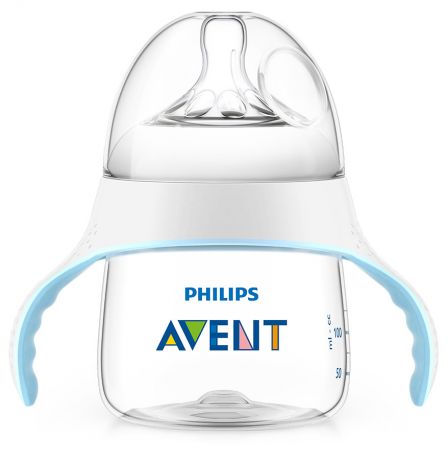 Бутылочка Philips Avent Natural из полипропилена с ручками с 4 месяцев 0,15л