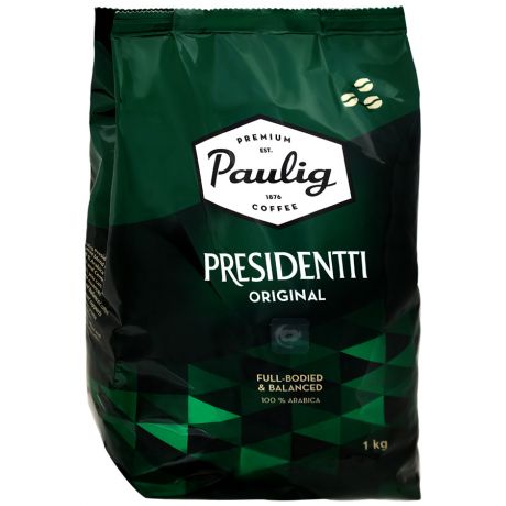 Кофе Paulig Presidentti Original в зернах 1 кг