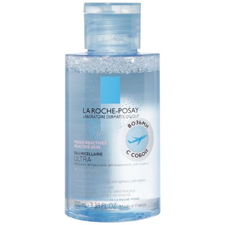 Мицеллярная вода La roche-posay Physio реактивная кожа Ultra, 100мл