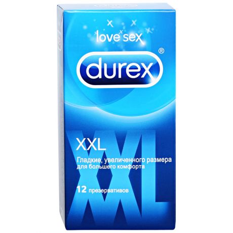 Презервативы Durex XXL увеличенного размера 12 штук