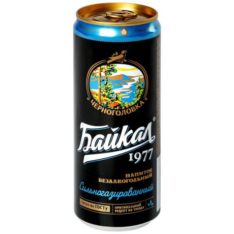 Напиток Байкал 1977 безалкогольный сильногазированный 0,33л