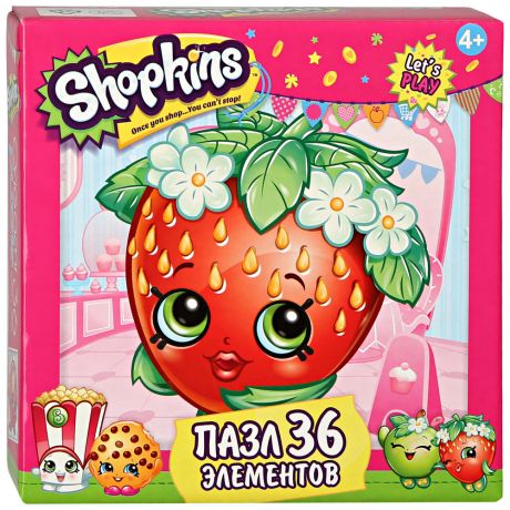 Пазл Shopkins Origami Strawberry Kiss 21.2x21.2 cм (36 деталей)