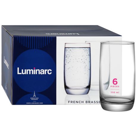 Набор стаканов высоких Luminarc "Французский ресторанчик" 330мл 6шт