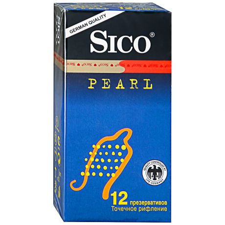 Презервативы Sico Pearl точечное рифление 12 штук
