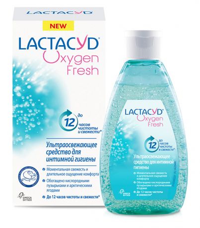 Гель Lactacyd Oxygen для интимной гигиены 200мл