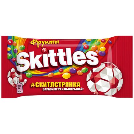 Жевательные конфеты Skittles "Фрукты" 38г