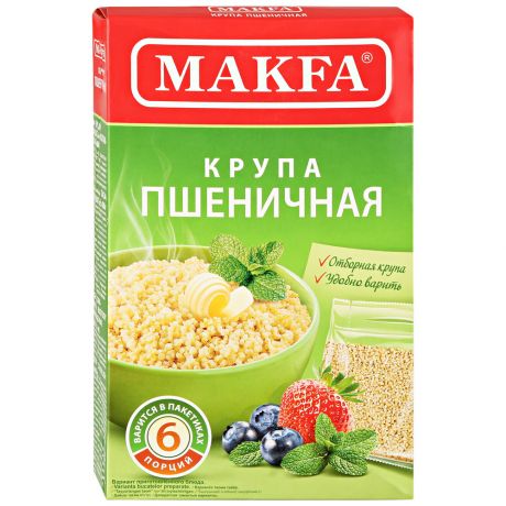 Крупа Пшеничная Makfa "Полтавская" №4 400г (6п*66,5г)