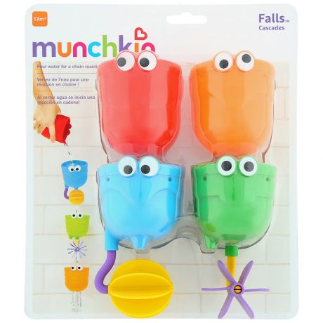 Игровой набор для ванны Munchkin Водопад (4 чашечки)