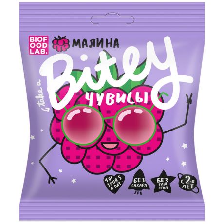 Мармелад фруктово-ягодный Take a Bite Bitey Малина 20г