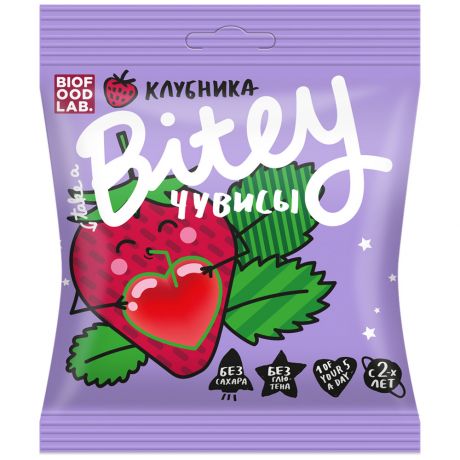 Мармелад фруктово-ягодный Take a Bite Bitey Клубника 20г