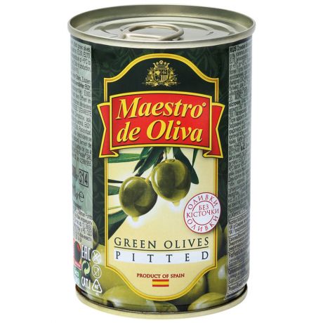 Оливки Maestro de Oliva без косточки 300 г