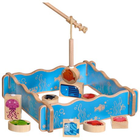 Игровой набор Мир деревянных игрушек Рыбалка (15 деталей)