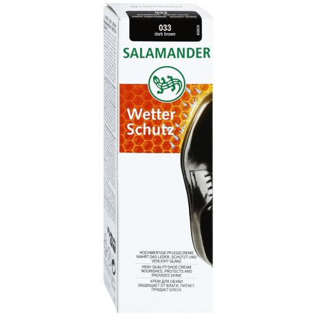 Крем для обуви Salamander Wetter Schutz темно/коричневый 75 мл