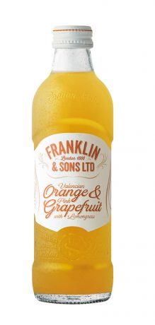 Напиток газированный Franklin&Sons Валенсийский апельсин и розовый грейпфрут с лемонграссом 275мл