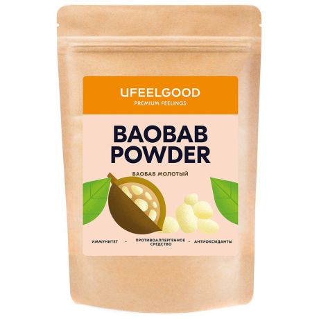 Баобаб Ufeelgood молотый Organic Baobab 100г