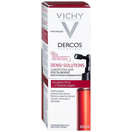 Сыворотка Vichy Денси-солюшнс для роста для истонченных и редеющих волос 100мл