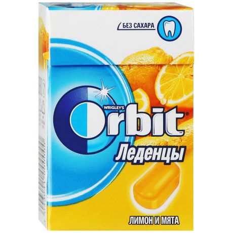 Леденцы Orbit без сахара Лимон и Мята 35г