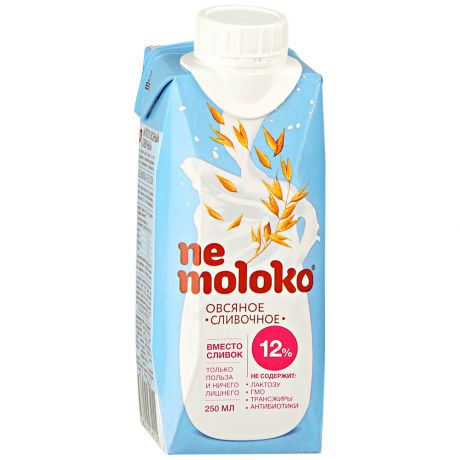 Напиток Nemoloko овсяный сливочный 12% 250 мл