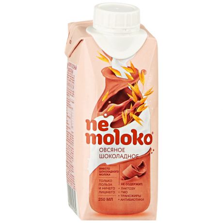 Напиток Nemoloko овсяный шоколадный 3.2% 250 мл