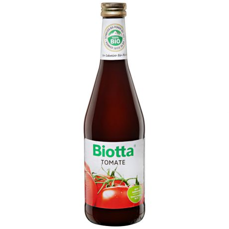 Сок Biotta Био томатный прямого отжима с добавлением лимонного сока и морской соли 0,5л