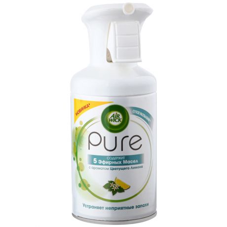 Освежитель воздуха AirWick Pure 5 эфирных масел с ароматом цветущего лимона 250 мл