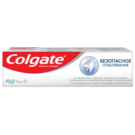 Зубная паста Colgate Безопасное отбеливание 75 мл