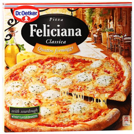 Пицца Dr.Oetker Feliciana четыре сыра замороженная 325 г